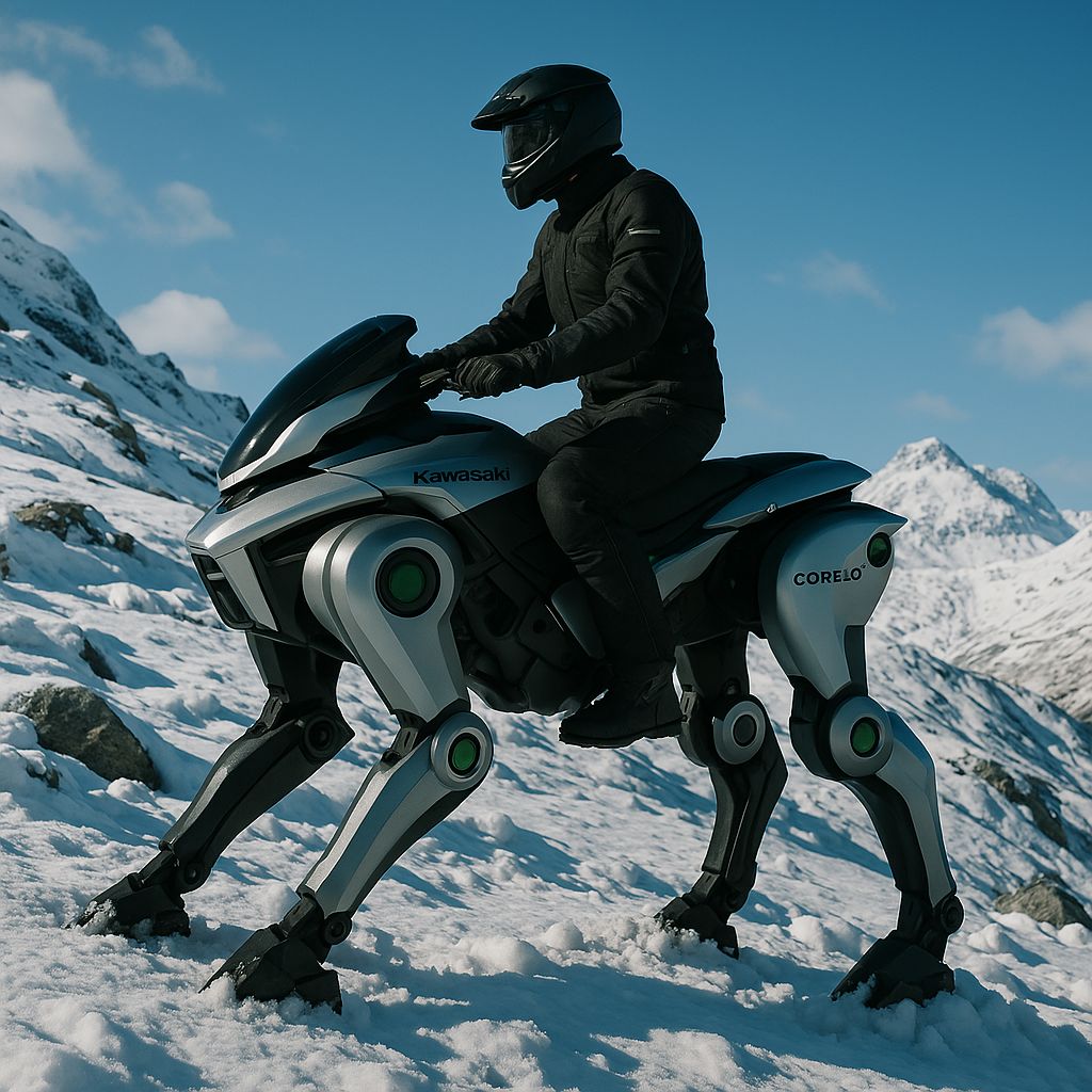 Así es el futurista caballo robot de Kawasaki que se mueve con hidrógeno